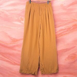 A New Day Woman's 8 Burnt Orange Lightweight High Rise Wide Leg Pants Retro